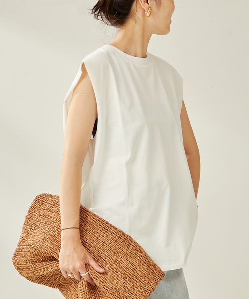 トップス Plage Peach Big Tank セール】Peach Big Tank（Tシャツ/カットソー）｜Plage