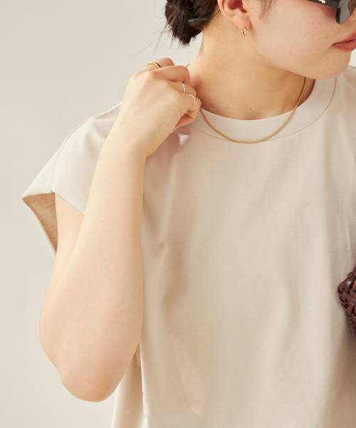カットソー(半袖+袖なし) Plage  Peach Big Tank セール】Peach Big Tank（Tシャツ/カットソー）｜Plage（プラージュ