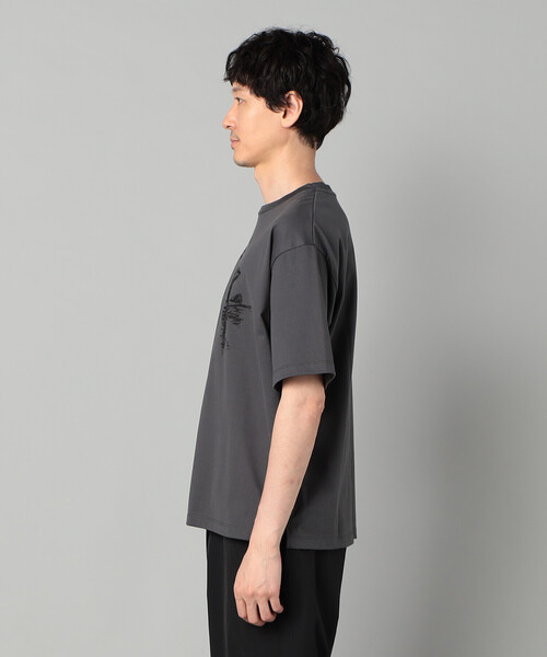 β MEN(ベータメン)の「サーフガールプリント Tシャツ(Tシャツ/カットソー・メンズ・ホワイト/サックスブルー/チャコールグレー・L/M)」の11枚目の写真