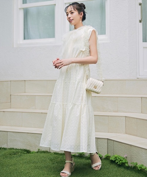 ★Merlette 'BALLOU' アイレットレース刺繍ワンピ 送料関税込み ☆Merlette 'BALLOU' アイレットレース刺繍ワンピ 送料関税込み