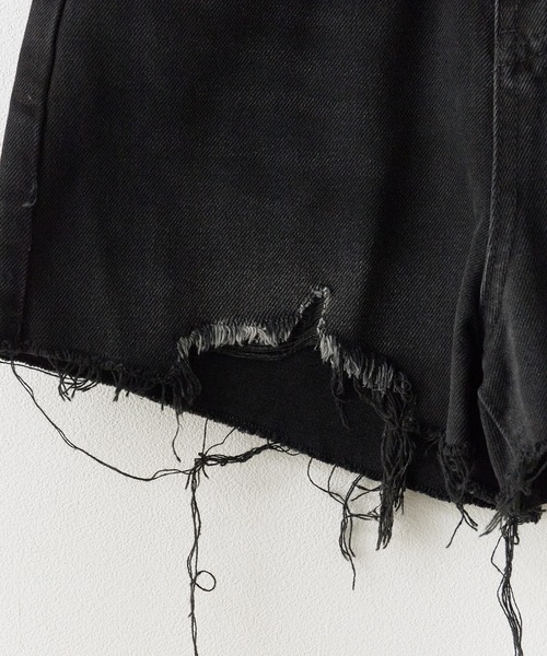 セール】Cotton Damaged Shorts / コットン ダメージ加工