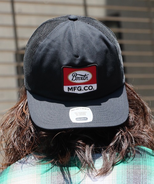 BRIXTON（ブリクストン）の「BRIXTON/ブリクストン PHILLIPS NP MP TRUCKER HAT キャップ メンズ 夏物 夏服（キャップ・メンズ・ブラック/インディゴブルー・ONE SIZE）」の4枚目の写真