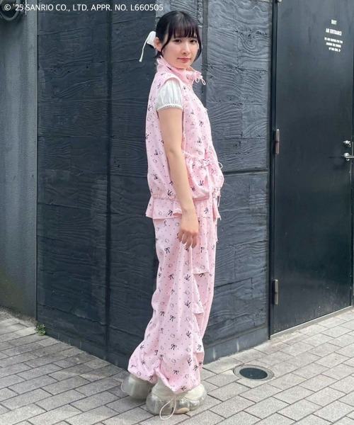 セール】【HELLO KITTY】RIBBON＆DOT WRAP パンツ（その他パンツ