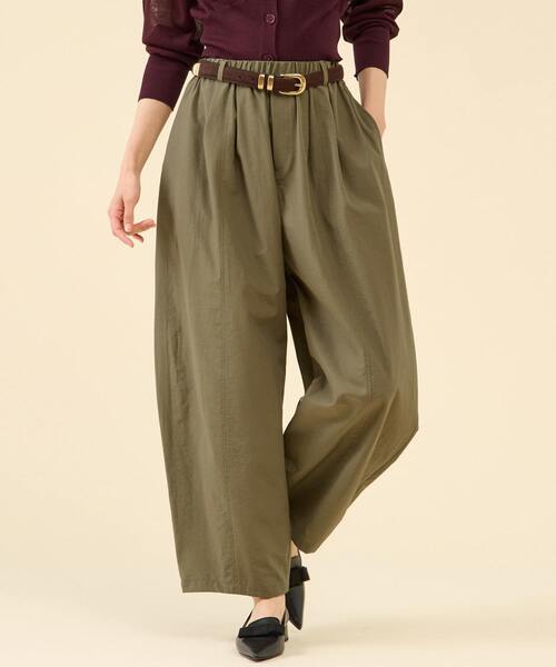 martinique(マルティニーク)の「カーゴタッサーバレルパンツ(その他パンツ・レディース・カーキ/ブラック・FREE)」の4枚目の写真