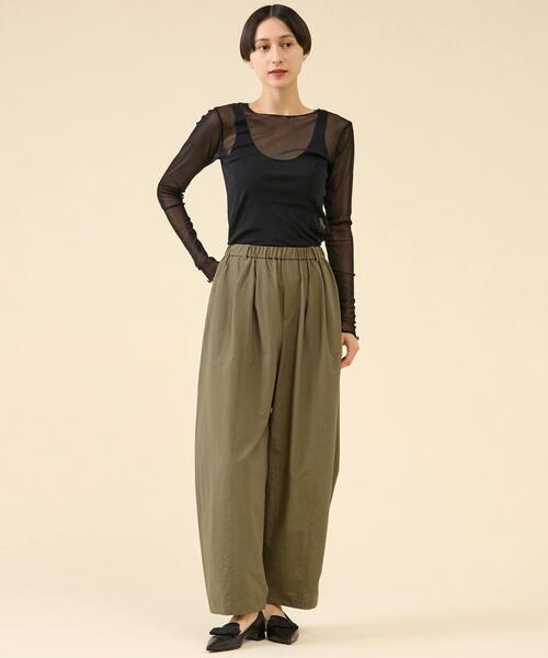 martinique(マルティニーク)の「カーゴタッサーバレルパンツ(その他パンツ・レディース・カーキ/ブラック・FREE)」の6枚目の写真