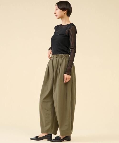martinique(マルティニーク)の「カーゴタッサーバレルパンツ(その他パンツ・レディース・カーキ/ブラック・FREE)」の7枚目の写真