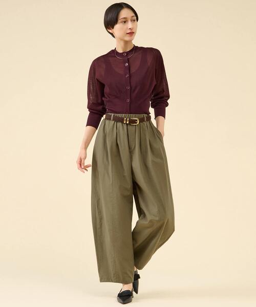 martinique(マルティニーク)の「カーゴタッサーバレルパンツ(その他パンツ・レディース・カーキ/ブラック・FREE)」の8枚目の写真