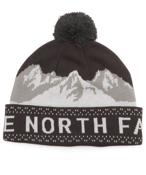 THE NORTH FACE(ザノースフェイス)の「THE NORTH FACE Snow Bum Beanie / ザ・ノース・フェイス スノー バム ビーニー(ニットキャップ/ビーニー・メンズ・ベージュ/グレー/ホワイト・FREE)」の3枚目の写真