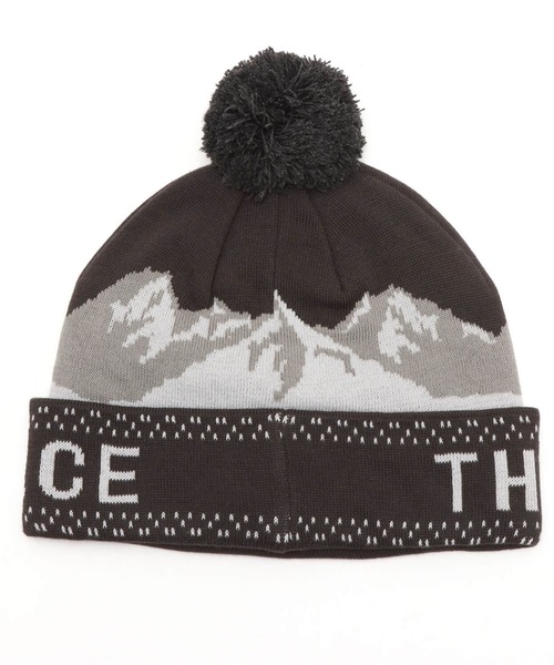 THE NORTH FACE(ザノースフェイス)の「THE NORTH FACE Snow Bum Beanie / ザ・ノース・フェイス スノー バム ビーニー(ニットキャップ/ビーニー・メンズ・ベージュ/グレー/ホワイト・FREE)」の6枚目の写真