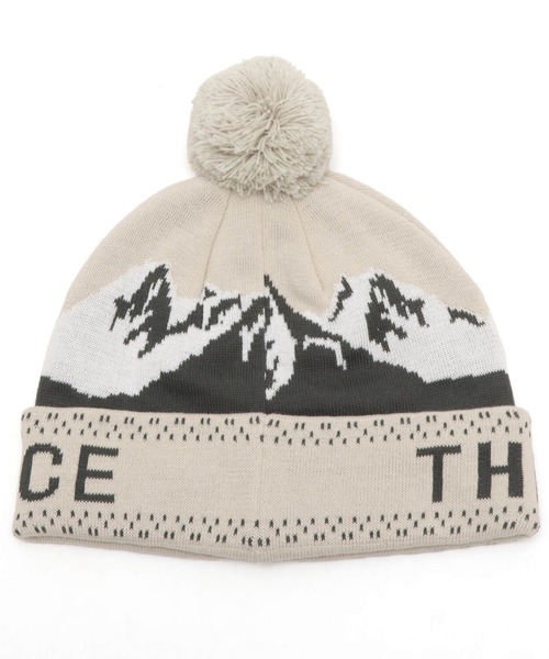 THE NORTH FACE(ザノースフェイス)の「THE NORTH FACE Snow Bum Beanie / ザ・ノース・フェイス スノー バム ビーニー(ニットキャップ/ビーニー・メンズ・ベージュ/グレー/ホワイト・FREE)」の9枚目の写真