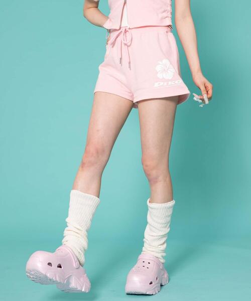 Piko(ピコ)の「∴WEGO/PIKO別注ショートパンツ(スウェットパンツ・レディース・杢グレー/ブラウン/ピンク・FREE)」の7枚目の写真