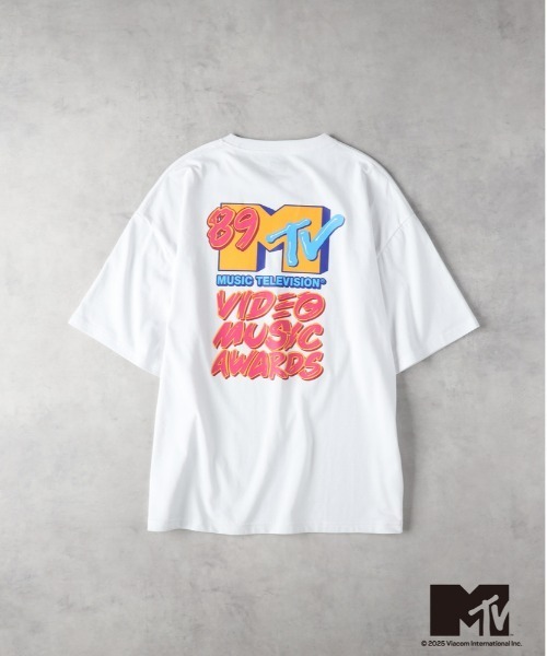 Right-on（ライトオン）の「【MTV】アートロゴバックプリントＴシャツ（Tシャツ/カットソー・メンズ・ブラック/ホワイト・M/XL/L）」の7枚目の写真