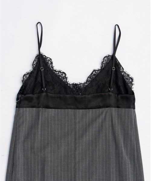 PRANK PROJECT（プランクプロジェクト）の「レースレイヤードキャミワンピース / Lace Layered Camisole Dress（ワンピース・レディース・ブラック/マルチ・36/38）」の16枚目の写真