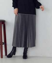 COMME CA ISM | エンボス加工プリーツスカート(スカート)