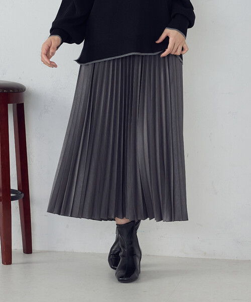 セール】エンボス加工プリーツスカート（スカート）｜COMME CA ISM