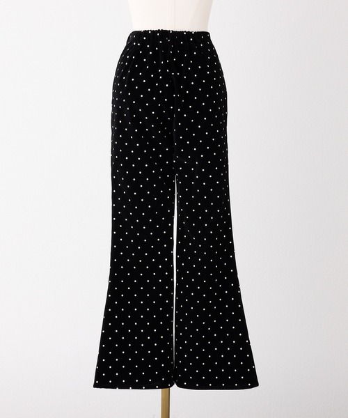 Seemi. byNICECLAUP（ シーミーバイナイスクラップ）の「【Seemi.】ベロアドットパンツ（その他パンツ・レディース・ブラック系その他/ホワイト系その他・SMALL/MEDIUM）」の20枚目の写真