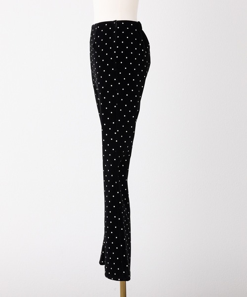 Seemi. byNICECLAUP（ シーミーバイナイスクラップ）の「【Seemi.】ベロアドットパンツ（その他パンツ・レディース・ブラック系その他/ホワイト系その他・SMALL/MEDIUM）」の19枚目の写真