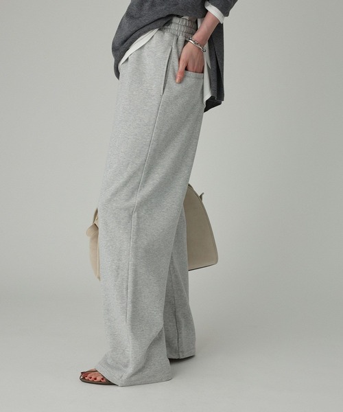 BABYLONE（バビロン）の「2WAYスウェットパンツ（スウェットパンツ・レディース・グレー/クリーム・フリー）」の4枚目の写真