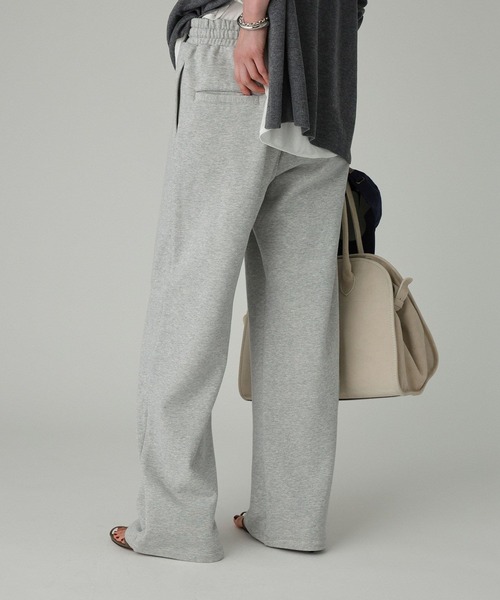 BABYLONE（バビロン）の「2WAYスウェットパンツ（スウェットパンツ・レディース・グレー/クリーム・フリー）」の5枚目の写真