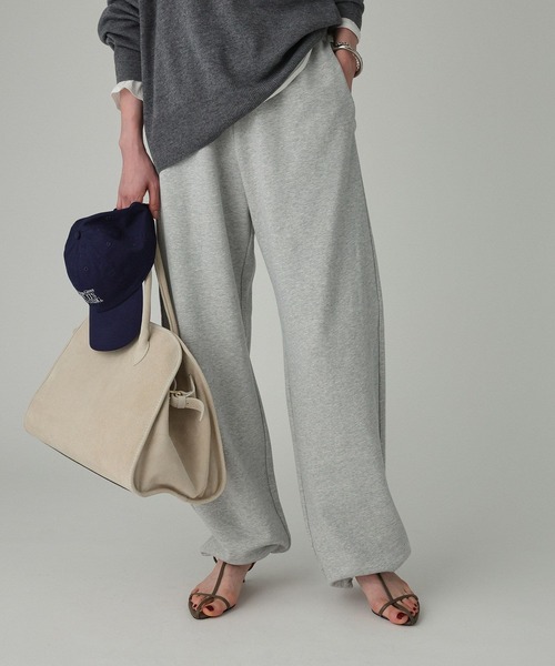 BABYLONE（バビロン）の「2WAYスウェットパンツ（スウェットパンツ・レディース・グレー/クリーム・フリー）」の7枚目の写真