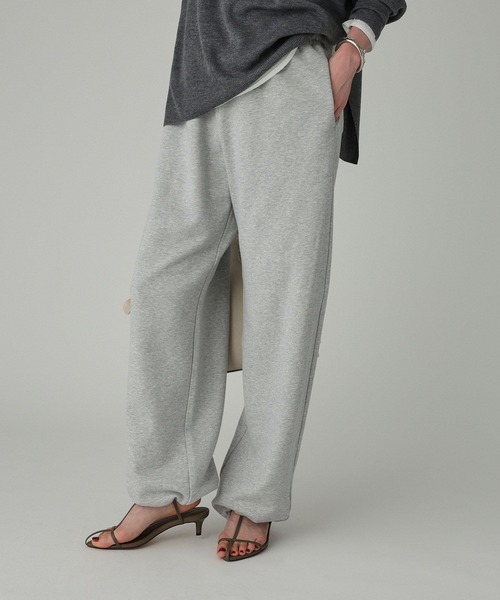 BABYLONE（バビロン）の「2WAYスウェットパンツ（スウェットパンツ・レディース・グレー/クリーム・フリー）」の9枚目の写真