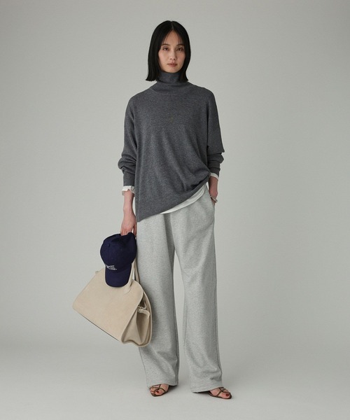 BABYLONE（バビロン）の「2WAYスウェットパンツ（スウェットパンツ・レディース・グレー/クリーム・フリー）」の10枚目の写真