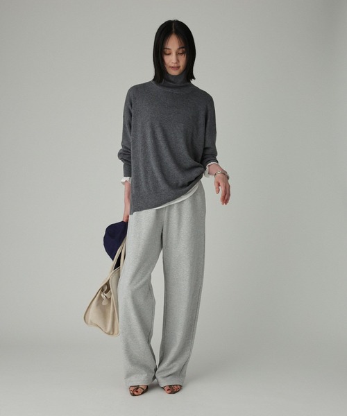 BABYLONE（バビロン）の「2WAYスウェットパンツ（スウェットパンツ・レディース・グレー/クリーム・フリー）」の11枚目の写真