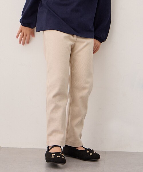 ANY(エニィ)の「【WEB限定】7daysデイリー ネコパンツ(その他パンツ・キッズ・ネイビー系7/ライラック系/オールドローズ系/ベージュ系/ピンク系/ブラック系/サックスブルー系・90/130/100/110/120)」の2枚目の写真