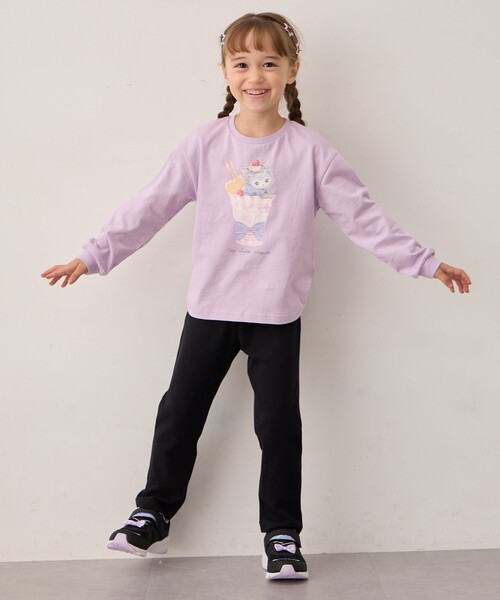 ANY(エニィ)の「【WEB限定】7daysデイリー ネコパンツ(その他パンツ・キッズ・ネイビー系7/ライラック系/オールドローズ系/ベージュ系/ピンク系/ブラック系/サックスブルー系・90/130/100/110/120)」の13枚目の写真