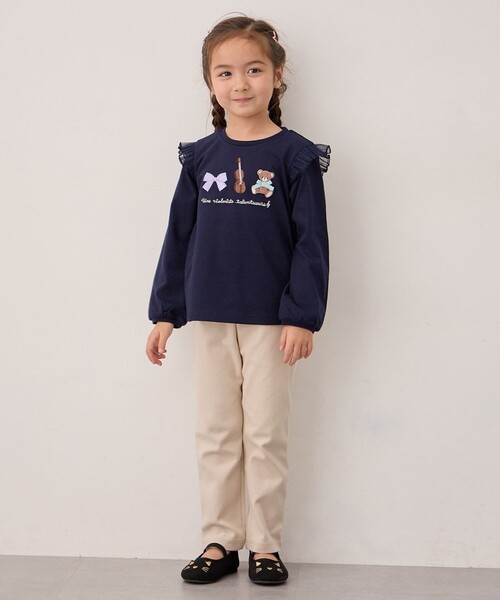 ANY(エニィ)の「【WEB限定】7daysデイリー ネコパンツ(その他パンツ・キッズ・ネイビー系7/ライラック系/オールドローズ系/ベージュ系/ピンク系/ブラック系/サックスブルー系・90/130/100/110/120)」の15枚目の写真