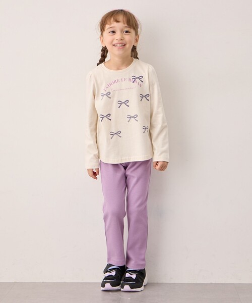 ANY(エニィ)の「【WEB限定】7daysデイリー ネコパンツ(その他パンツ・キッズ・ネイビー系7/ライラック系/オールドローズ系/ベージュ系/ピンク系/ブラック系/サックスブルー系・90/130/100/110/120)」の16枚目の写真