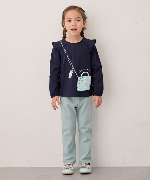 ANY(エニィ)の「【WEB限定】7daysデイリー ネコパンツ(その他パンツ・キッズ・ネイビー系7/ライラック系/オールドローズ系/ベージュ系/ピンク系/ブラック系/サックスブルー系・90/130/100/110/120)」の18枚目の写真