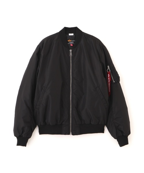 Alpha Industries(アルファインダストリーズ)の「【25FW新作商品】Alpha Industries/アルファインダストリーズ/MA-1 OXFORD FLIGHT JACKET(MA-1・メンズ・ブラック/オリーブ・MEDIUM/LARGE/X-LARGE/XX-LARGE)」の4枚目の写真