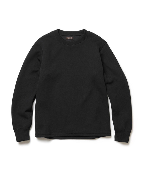 MR.OLIVE(ミスターオリーブ)の「MR.OLIVE ミスターオリーブ / AZE POLYESTER ELBOW PATCH SHIRT ローゲージニットエルボーパッチトップス / M253127(スウェット・メンズ・ブラック/グリーン・MEDIUM/LARGE)」の8枚目の写真