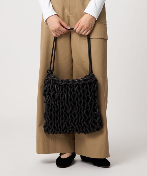 ALIENINA（アリエニーナ）の「＜ALIENINA＞AMI TOTE（ショルダーバッグ・レディース・ナチュラル/ブラック/オレンジ・FREE）」の20枚目の写真