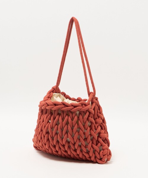 ALIENINA（アリエニーナ）の「＜ALIENINA＞AMI TOTE（ショルダーバッグ・レディース・ナチュラル/ブラック/オレンジ・FREE）」の11枚目の写真