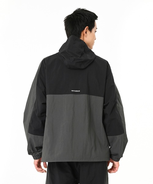 NEW BALANCE(ニューバランス)の「タスランナイロンウーブンフーデッドジャケット(ナイロンジャケット・メンズ・ブラック・SMALL/XX-LARGE/X-LARGE/LARGE/MEDIUM)」の3枚目の写真