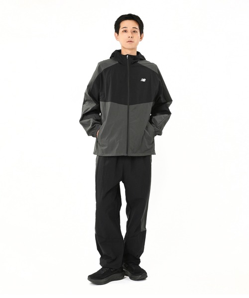 NEW BALANCE(ニューバランス)の「タスランナイロンウーブンフーデッドジャケット(ナイロンジャケット・メンズ・ブラック・SMALL/XX-LARGE/X-LARGE/LARGE/MEDIUM)」の4枚目の写真