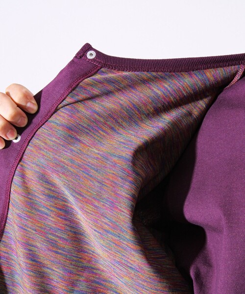 GLOSTER(グロスター)の「【春の人気作が復刻】【裏グラデーションシリーズ】天竺クルーカーディガン(カーディガン/ボレロ・メンズ・ホワイト/パープル/ブラック・S/M/L)」の12枚目の写真