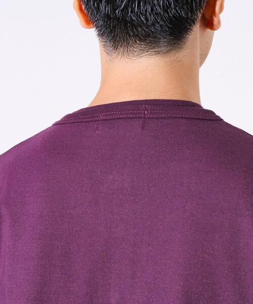 GLOSTER(グロスター)の「【春の人気作が復刻】【裏グラデーションシリーズ】天竺クルーカーディガン(カーディガン/ボレロ・メンズ・ホワイト/パープル/ブラック・S/M/L)」の16枚目の写真