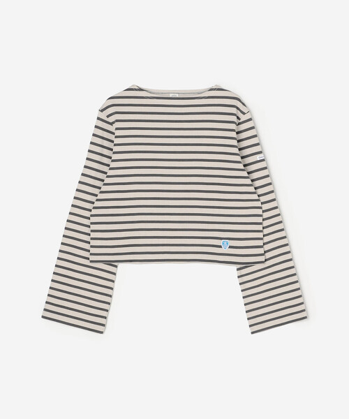 ORCIVAL（オーシバル）の「ORCIVAL | コットンジャージー ボートネック長袖Tシャツ WOMEN（Tシャツ/カットソー・レディース・グレー系その他2/イエロー系その他・1）」の19枚目の写真