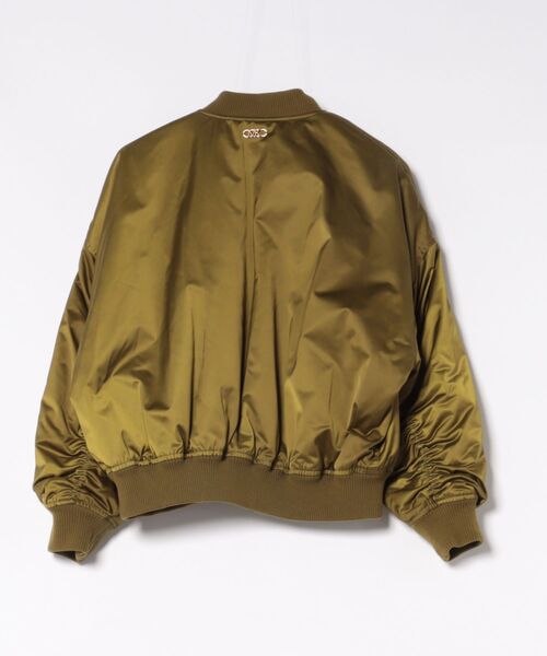 MICHAEL KORS(マイケルコース)の「サテンシーレ ボンバージャケット(ブルゾン・レディース・グリーン系・XS/XXS/S)」の5枚目の写真