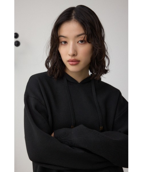 スウェッターニットパーカー（パーカー）｜AZUL BY MOUSSY（アズール