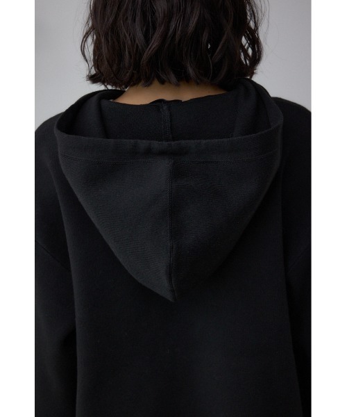 AZUL by moussy（アズールバイマウジー）の「スウェッターニットパーカー（パーカー・レディース・ブラウン/ブラック/杢グレー・FREE）」の11枚目の写真