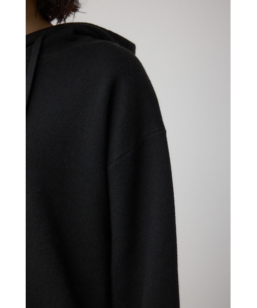 AZUL by moussy（アズールバイマウジー）の「スウェッターニットパーカー（パーカー・レディース・ブラウン/ブラック/杢グレー・FREE）」の12枚目の写真