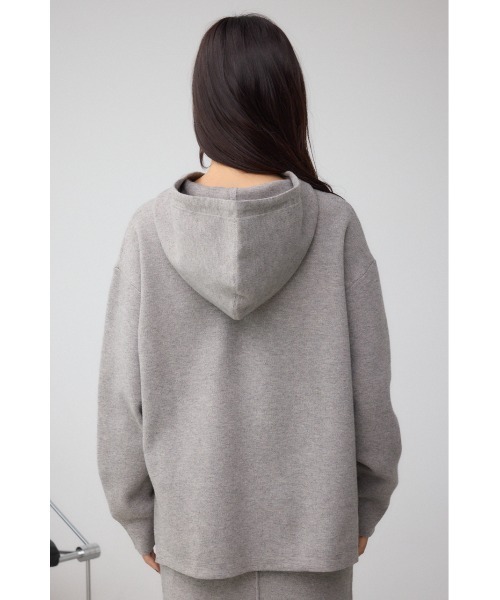 AZUL by moussy（アズールバイマウジー）の「スウェッターニットパーカー（パーカー・レディース・ブラウン/ブラック/杢グレー・FREE）」の21枚目の写真