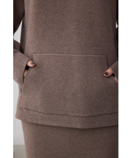 スウェッターニットパーカー（パーカー）｜AZUL BY MOUSSY（アズール