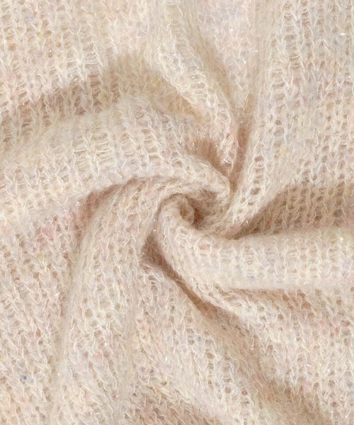 flower（フラワー）の「フォギーニットカーディガン（カーディガン/ボレロ・レディース・ホワイト/ピンク・FREE）」の16枚目の写真