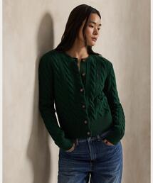 Polo by Ralph Lauren ダークグリーン カーディガン L POLO RALPH LAUREN（カーディガン ・ グリーン・カーキ/緑色系
