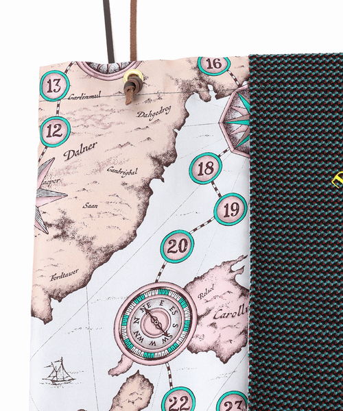 manipuri（マニプリ）の「manipuri マニプリ 刺繍プリントトートL 0153252403（トートバッグ・レディース・ライトグレー・FREE）」の6枚目の写真